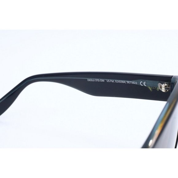 Maui Jim EKOLU MJ 867-27F Black Square Sunglasses Blue Polarized Lens 53.5mm (B) main image 7